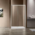 Душевая дверь в нишу Vincea Garda 145см VDS-1G145CL профиль хром, стекло прозрачное
