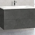 Тумба под раковину Cezares PREMIER-HPL-100-2C-SO-LAVA-BLUM-EST Lava Congelata