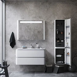 Шкаф-пенал AM.PM Sensation 40см M30CHR0406WG белый глянцевый