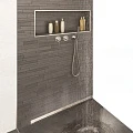 Душевой лоток Berges Wall 100 090157 хром матовый
