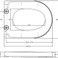 Крышка-сиденье Arrow AB1118-A микролифт, белый