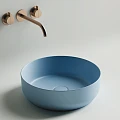 Раковина накладная Ceramica Nova Element CN6022ML голубая матовая