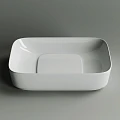 Раковина накладная Ceramica Nova Element CN5021 белая глянцевая