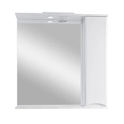 Зеркальный шкаф подвесной SanStar Smile 60 для ванной комнаты белый