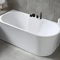 Акриловая ванна ABBER 170x78 AB9335-1.7 L белая глянцевая
