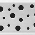 Решетка AlcaPlast Buble 55 BUBLE-550L хром