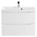 Тумба с раковиной BelBagno Marino 60 белая глянцевая