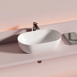 Раковина накладная Ceramica Nova Twist CN12001 белая