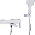 Смеситель для ванны с душем Gappo G3217-8 белый / хром