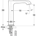Смеситель для раковины Cezares Liberty LIBERTY-(F)-LS-01-W0 хром