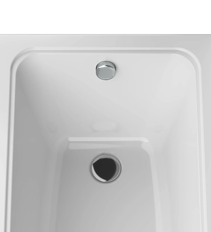 Акриловая ванна AM.PM Gem 150x70 W90A-150-070W-A белая глянцевая