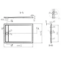 Душевой поддон Vincea 120х80см VST-2SR38012W белый