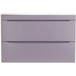 Тумба под раковину Style Line Бергамо мини 90 СС-00002365 антискрейч серый матовый