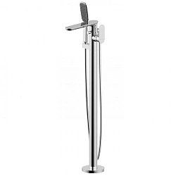 Напольный смеситель для ванны с душем Bravat Gina F665104C-B3-ENG хром