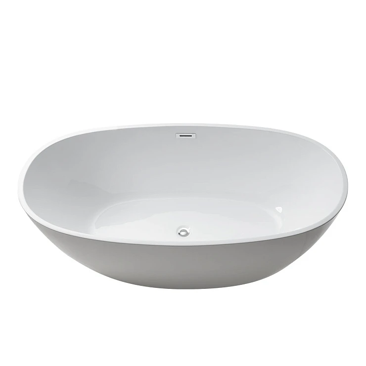 Акриловая ванна Vincea 170x87 VBT-204 белая глянцевая
