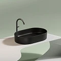 Раковина накладная Ceramica nova Element 600*380*122мм CN6048MB черная матовая