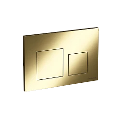 Кнопка смыва Ceramica Nova Balance Square CN12-002BG золото брашированное