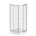 Душевой уголок AM.PM X-Joy 80x80см W88E-205-080MT профиль матовый хром, стекло прозрачное