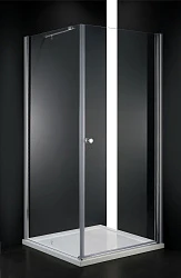 Душевой уголок Cezares Elena 90x90см ELENA-W-A-1-90-P-Cr-R профиль хром, стекло рифленое