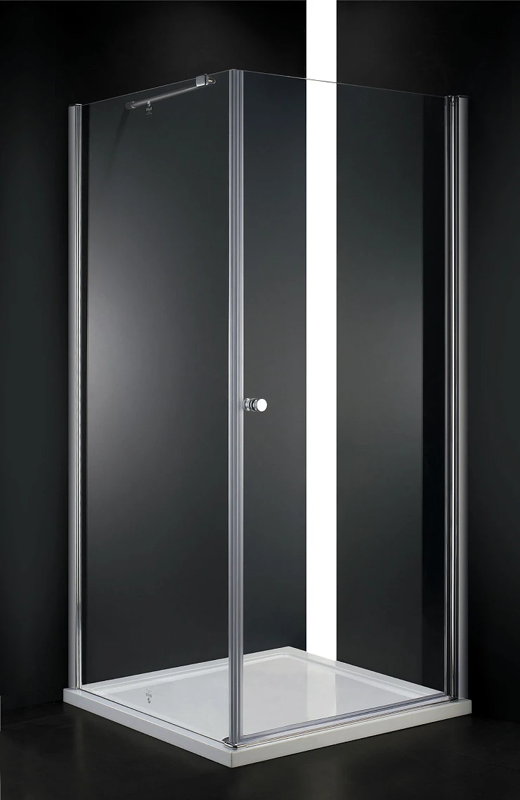 Душевой уголок Cezares Elena 90x90см ELENA-W-A-1-90-P-Cr-R профиль хром, стекло рифленое