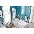 Шторка на ванну Excellent Be Spot 75х144см L KAEX.2309.750.LE профиль хром, стекло прозрачное