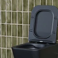 Унитаз подвесной Ceramica Nova Metric CN3007MB черный матовый
