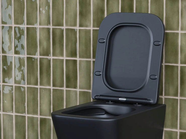 Унитаз подвесной Ceramica Nova Metric CN3007MB черный матовый