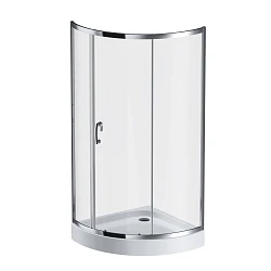 Душевой уголок AM.PM Like 90x90см W83G-315-090CT профиль серебро, стекло прозрачное