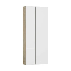 Шкаф Aquaton Мишель 43см 1A244203MIX40 дуб эндгрейн / белый