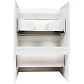 Тумба с раковиной Style Line Даллас 120 напольная, левая, белый глянец