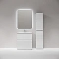 Тумба с раковиной Sancos Folk Floor 80 напольная, Bianco