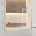 Шторка на ванну RGW Screens SC-46 120х150см 06114612-11 профиль хром, стекло прозрачное