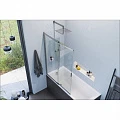 Шторка на ванну Excellent Liner 110x140см KAEX.2920.1100.LP профиль хром, стекло прозрачное