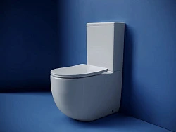 Унитаз-компакт Ceramica Nova Metropol CN4001T белый глянцевый