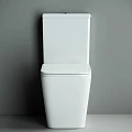 Унитаз-компакт Ceramica Nova Cubic CN1803 белый глянец