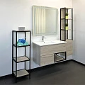 Стеллаж Comforty Мальме 40 00-00000826CF дуб дымчатый
