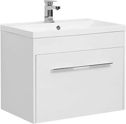 Тумба с раковиной Aquanet Августа 75 225439 белая
