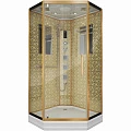Душевая кабина Niagara Luxe 100x100см NGL-7717G профиль золото