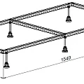 Каркас для поддона Allen Brau 160х80 8.00007