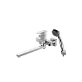 Смеситель для ванны с душем Bravat Riffle F672106C-LB хром
