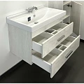 Тумба с раковиной Comforty Никосия 80 00004138839 дуб белый