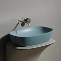 Раковина накладная Ceramica nova Element 600*380*138мм CN6049MLG зеленая матовая