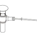 Сливной клапан для раковины TOTO TR VM5D417MT#CMW
