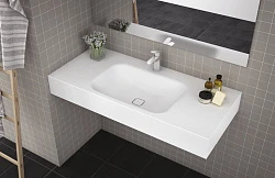 Раковина встраиваемая Cezares Titan 120см TITAN-1200-LVB белая
