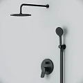 Душевой комплект AM.PM X-Joy FB85A1RH22 с внутренней частью, черный
