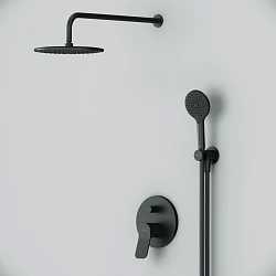 Душевой комплект AM.PM X-Joy FB85A1RH22 с внутренней частью, черный