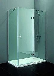 Душевой уголок Cezares Verona 100x90см VERONA-W-AH-1-100/90-P-Cr-R профиль хром, стекло рифленое