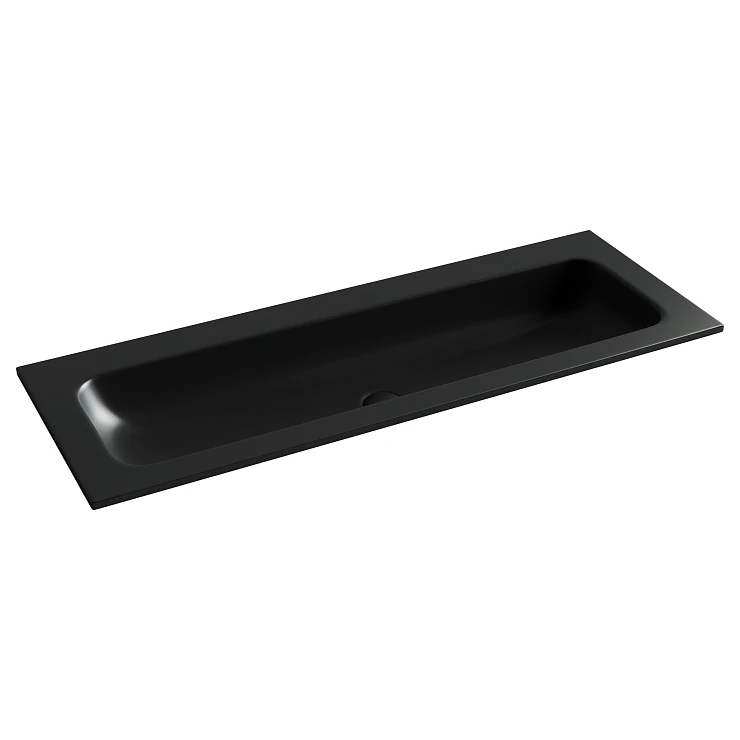 Раковина встраиваемая Ceramica Nova Grace 120см CN7016MBwx черная матовая