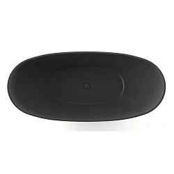 Акриловая ванна Azario GLASGOW 180х80х66,5 GLA18080MB черная матовая