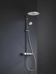 Душевая стойка Grohe Euphoria SmartControl 310 Duo с термостатом 26507LS0 белая луна